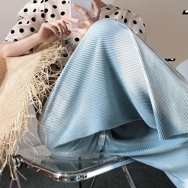 women's pants & capris 2021 summer high waist stretch wide leg straight casual blue elegant women long female trousers, Black;white
women's pants & capris 2021 summer high waist stretch wide leg straight casual blue elegant women long female trousers, Black;white