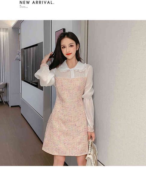 casual dresses autumn winter patchwork tweed elegant women long sleeve small fragrant wind wool tassel a-line wa52, Black;gray
casual dresses autumn winter patchwork tweed elegant women long sleeve small fragrant wind wool tassel a-line wa52, Black;gray