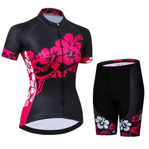 racing sets floral cycling jersey for women breathable anti-uv bicycle clothing bike skinsuit mtb suit bib short sleeve pants sporwear, Black;blue
racing sets floral cycling jersey for women breathable anti-uv bicycle clothing bike skinsuit mtb suit bib short sleeve pants sporwear, Black;blue