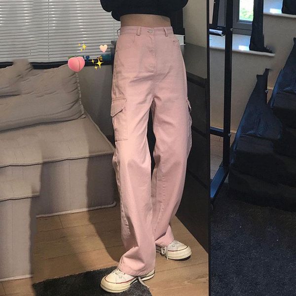 women's jeans korean japanes women 2021 high waist pink denim streetwear style all-match fashion wide leg trousers for womens, Blue
women's jeans korean japanes women 2021 high waist pink denim streetwear style all-match fashion wide leg trousers for womens, Blue