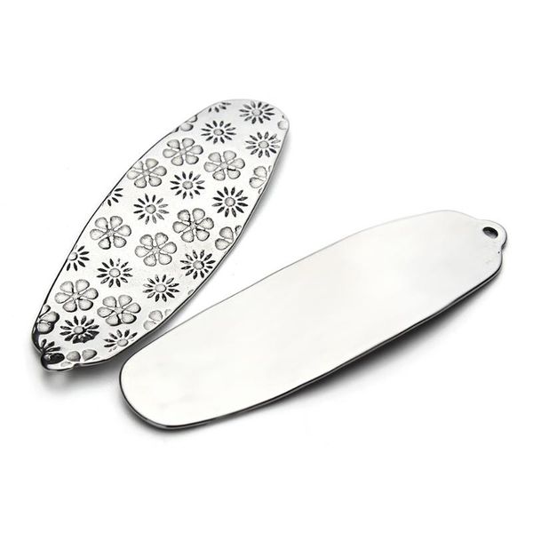 pendants doreen box bohemian stainless steel geometric oval silver tone flower carved charms 4.6cm(1 6/8") x 1.5cm( 5/8"),10 pcs, Black
pendants doreen box bohemian stainless steel geometric oval silver tone flower carved charms 4.6cm(1 6/8") x 1.5cm( 5/8"),10 pcs, Black