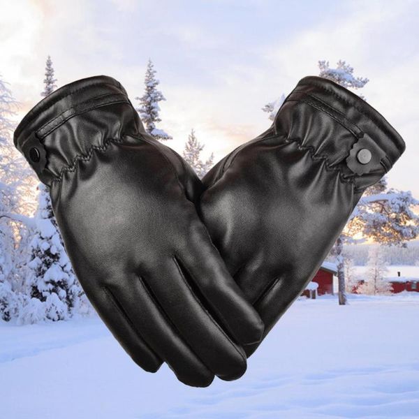 cycling gloves warm faux leather water-proof anti slip heavy-duty touchscreen motorcycle winter for men, Black
cycling gloves warm faux leather water-proof anti slip heavy-duty touchscreen motorcycle winter for men, Black