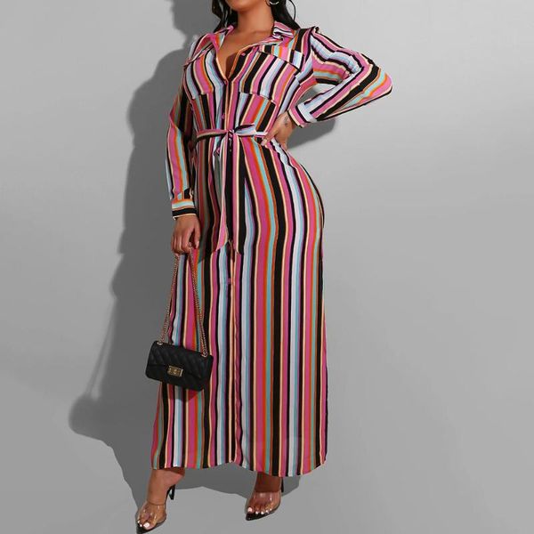 casual dresses women long sleeve striped shirt dress office ladies button lace up elegant maxi femme summer, Black;gray
casual dresses women long sleeve striped shirt dress office ladies button lace up elegant maxi femme summer, Black;gray