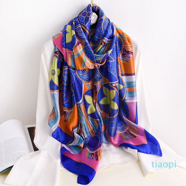 2021 spring and autumn new artificial silk scarf ladies temperament fashion sunscreen silk scarf air conditioning shawl, Blue;gray
2021 spring and autumn new artificial silk scarf ladies temperament fashion sunscreen silk scarf air conditioning shawl, Blue;gray