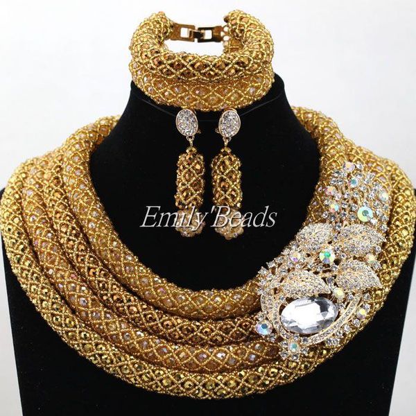 wedding jewelry sets bridal necklace set champagne gold beads nigerian big crystal african party alj402, Slivery;golden
wedding jewelry sets bridal necklace set champagne gold beads nigerian big crystal african party alj402, Slivery;golden