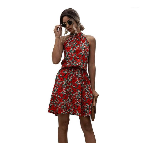 floral print halter off shoulder mini dress women casual elastic waist holiday beach elegant summer sundress dresses, Black;gray
floral print halter off shoulder mini dress women casual elastic waist holiday beach elegant summer sundress dresses, Black;gray