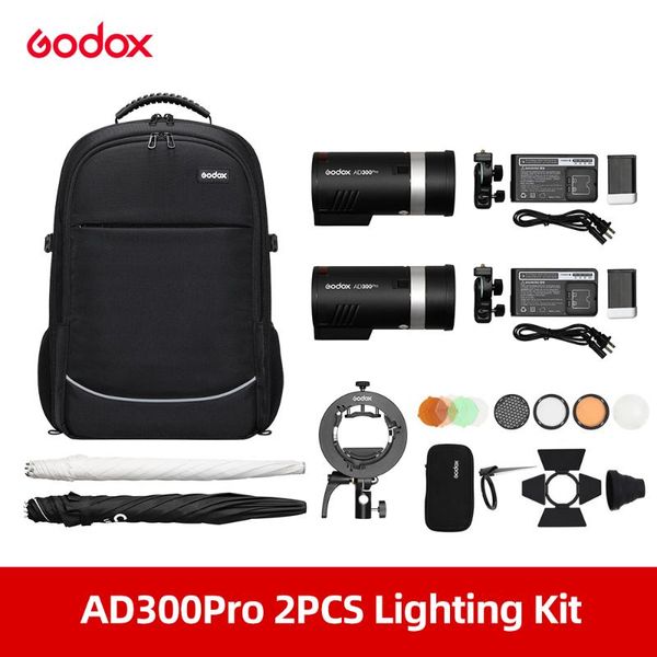 godox 2pcs ad300pro ad300 pro 300w out door flash flashes with backpack + umbrella s2 bracket ak-r1 kit
godox 2pcs ad300pro ad300 pro 300w out door flash flashes with backpack + umbrella s2 bracket ak-r1 kit