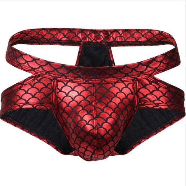 mens lingerie shiny underwear fish scale print bulge pouch briefs underpants hollow out low waist elastic waistband panties men's g-str, Black;brown
mens lingerie shiny underwear fish scale print bulge pouch briefs underpants hollow out low waist elastic waistband panties men's g-str, Black;brown