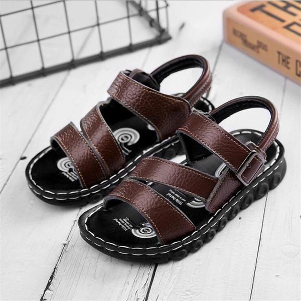 sandals boys' summer fashion cowhide solid color children's beach shoes open toe soft bottom anti slip, Black;red
sandals boys' summer fashion cowhide solid color children's beach shoes open toe soft bottom anti slip, Black;red