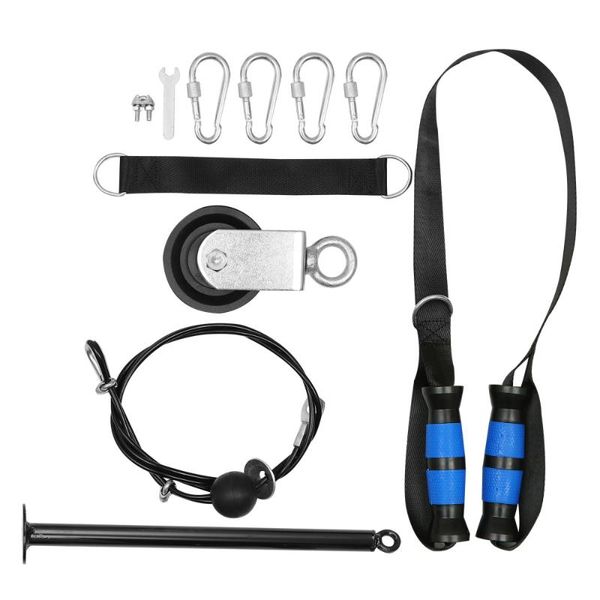 set pulley system useful arm triceps equipment fitness kits accessories 
set pulley system useful arm triceps equipment fitness kits accessories