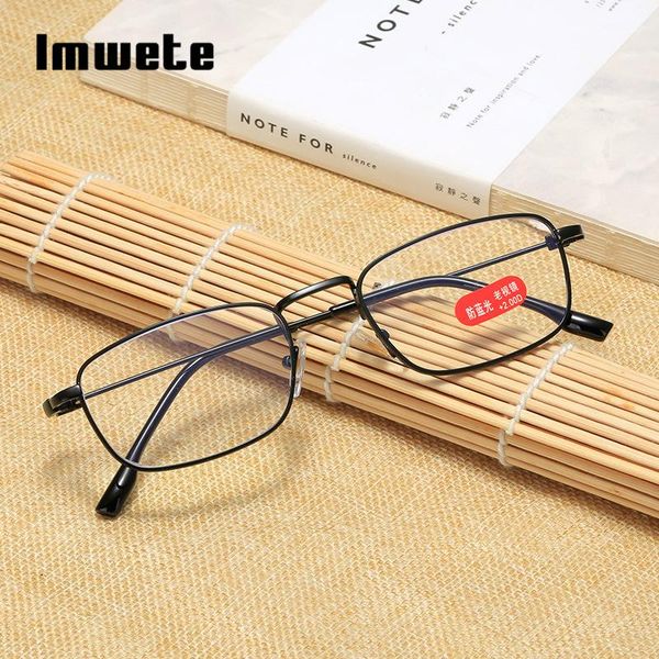 sunglasses imwete classic fashion anti-blue men's reading glasses for women metal full frame hyperopia eyeglasses lightweight eyewear +, White;black
sunglasses imwete classic fashion anti-blue men's reading glasses for women metal full frame hyperopia eyeglasses lightweight eyewear +, White;black