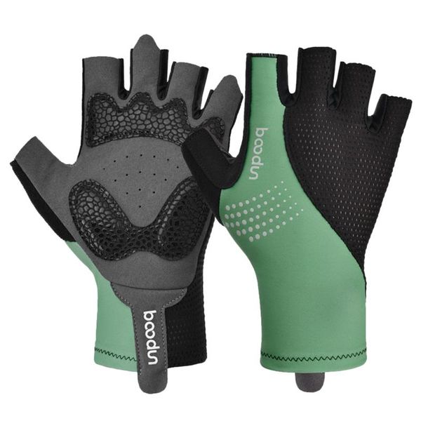 cycling gloves boodun sport anti-skid half finger absorbing padded outdoor breathable mtb bike mitten, Black
cycling gloves boodun sport anti-skid half finger absorbing padded outdoor breathable mtb bike mitten, Black