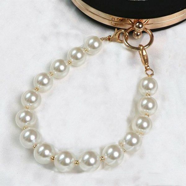 bag parts & accessories handle imitation pearls clutch strap purse belt wallet wrist chain diy, Black
bag parts & accessories handle imitation pearls clutch strap purse belt wallet wrist chain diy, Black