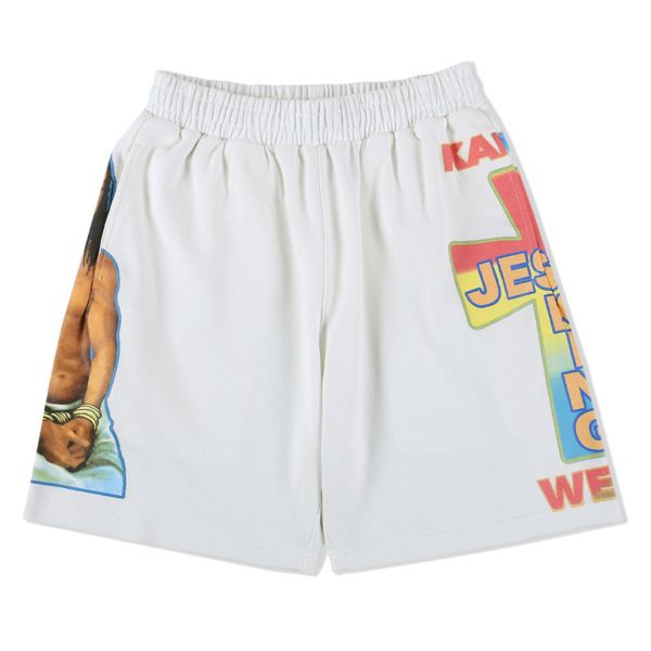 fashion shorts men's clothing | summer brand religious series printed beach loose cotton sports pants, White;black
fashion shorts men's clothing | summer brand religious series printed beach loose cotton sports pants, White;black