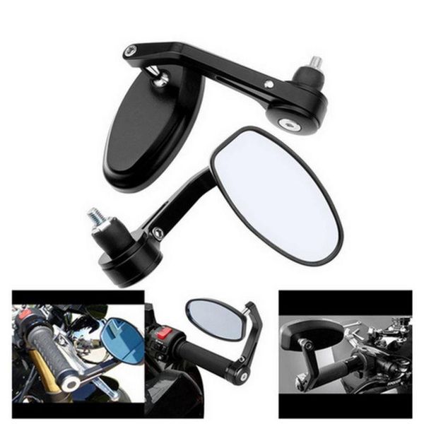 motorcycle mirrors black 7/8" handlebar end oval custom classic side chopper rearview
motorcycle mirrors black 7/8" handlebar end oval custom classic side chopper rearview