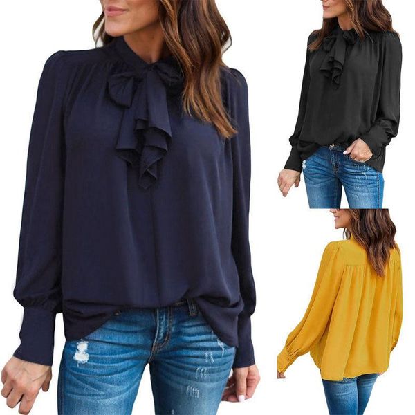 women's t-shirt style fashion summer women casual chiffon longsleeve ladies shirt solid color turtleneck thin loose top, White
women's t-shirt style fashion summer women casual chiffon longsleeve ladies shirt solid color turtleneck thin loose top, White