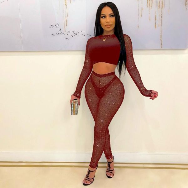 women's two piece pants oein 2022 o-neck solid fashion suits gauze full sleeve pieces casual bandage club birthday clubwear, White
women's two piece pants oein 2022 o-neck solid fashion suits gauze full sleeve pieces casual bandage club birthday clubwear, White