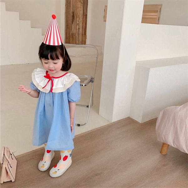 summer girls' dress hit color lapel double layer doll collar korean sweet princess baby kids children's clothing 210625, Red;yellow
summer girls' dress hit color lapel double layer doll collar korean sweet princess baby kids children's clothing 210625, Red;yellow