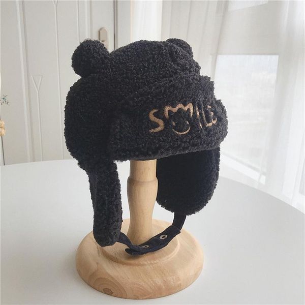caps & hats autum winter cotton lamb wool warm protect ears embroidery lei feng cap solid color lovely bear with ear baby knit hat for 2-8y, Yellow
caps & hats autum winter cotton lamb wool warm protect ears embroidery lei feng cap solid color lovely bear with ear baby knit hat for 2-8y, Yellow
