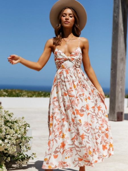 2021 summer new bohemian women's v-neck print drawstring mid length skirt loose waist beach resort sleeveless dress, Black;gray
2021 summer new bohemian women's v-neck print drawstring mid length skirt loose waist beach resort sleeveless dress, Black;gray