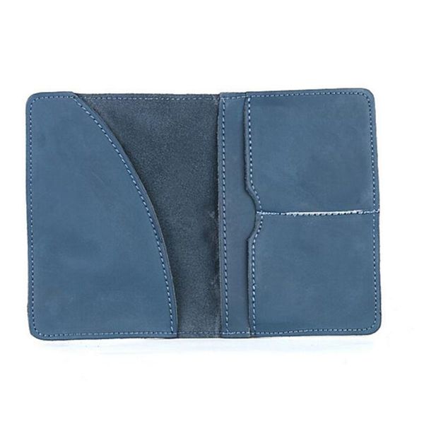 card holders blue genuine leather travel case women simple passport wallets holder engrave name or po covers, Brown;gray
card holders blue genuine leather travel case women simple passport wallets holder engrave name or po covers, Brown;gray