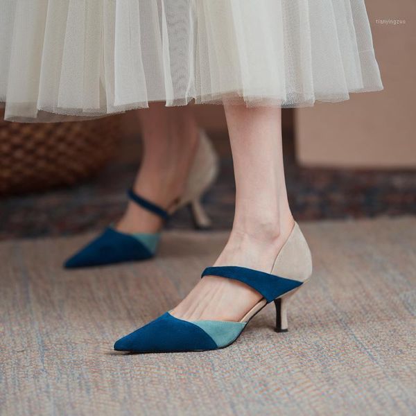 dress shoes sheep suede slip-on women elastic band mixed colors shallow pumps pointed toe thin heels handmade size 34-391, Black
dress shoes sheep suede slip-on women elastic band mixed colors shallow pumps pointed toe thin heels handmade size 34-391, Black