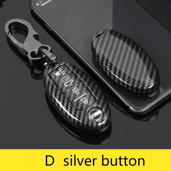carbon abs car key case for nissan versa maxima altima rogue armada sentra murano infiniti fx35 qx60 remote cover keys bag keychains, Silver
carbon abs car key case for nissan versa maxima altima rogue armada sentra murano infiniti fx35 qx60 remote cover keys bag keychains, Silver