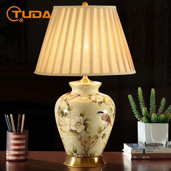 table lamps american ceramic lamp for bedroom living room bedside cozy european style decoration
table lamps american ceramic lamp for bedroom living room bedside cozy european style decoration