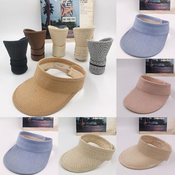 wide brim hats sun for women fashion conciseness rollable drafting hat beach straw chapeau de paille gorras para mujer, Blue;gray
wide brim hats sun for women fashion conciseness rollable drafting hat beach straw chapeau de paille gorras para mujer, Blue;gray