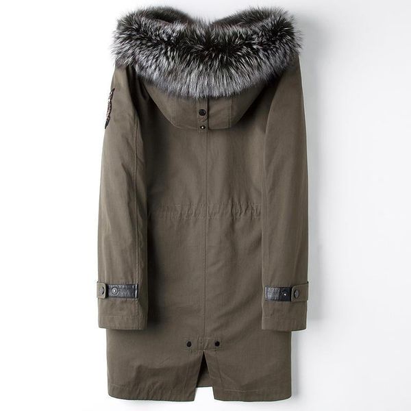 men's leather & faux real fur coat parka winter jacket collar hooded natural wool liner plus size manteau homme hiver 85870 kj15311, Black
men's leather & faux real fur coat parka winter jacket collar hooded natural wool liner plus size manteau homme hiver 85870 kj15311, Black