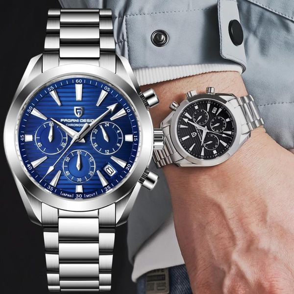 wristwatches 2021 pagani design mens watches men brand automatic date wristwatch silica gel waterproof 100m chronograph clock gift, Slivery;brown
wristwatches 2021 pagani design mens watches men brand automatic date wristwatch silica gel waterproof 100m chronograph clock gift, Slivery;brown