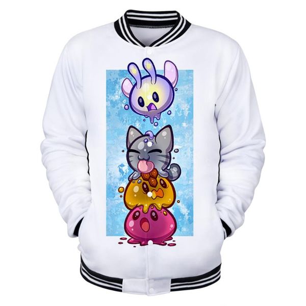 men's jackets anime slime rancher sweatshirt 3d kawaii tracksuit baseball jacket women/men harajuku streetwear simulation game, Black;brown
men's jackets anime slime rancher sweatshirt 3d kawaii tracksuit baseball jacket women/men harajuku streetwear simulation game, Black;brown