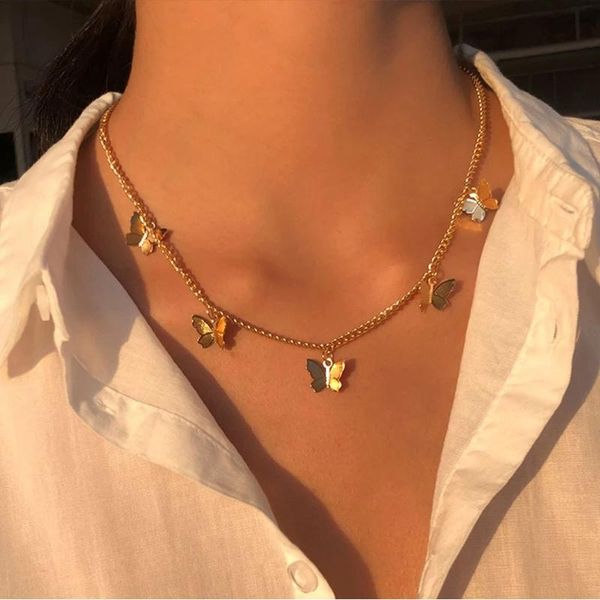 pendant necklaces vintage multilayer butterfly necklace for women butterflies moon star charm choker boho jewelry christmas gift, Silver
pendant necklaces vintage multilayer butterfly necklace for women butterflies moon star charm choker boho jewelry christmas gift, Silver