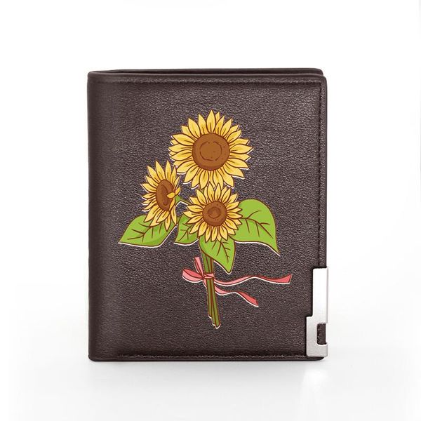 fashion sunflower flower printing men's wallet leather purse for men holder short slim money bags wallets, Red;black
fashion sunflower flower printing men's wallet leather purse for men holder short slim money bags wallets, Red;black