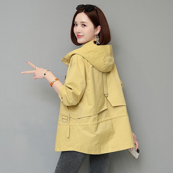 women's trench coats fashion plus size women coat spring autumn mid-length outerwear loose female windbreaker overcoat ladies casu, Tan;black
women's trench coats fashion plus size women coat spring autumn mid-length outerwear loose female windbreaker overcoat ladies casu, Tan;black