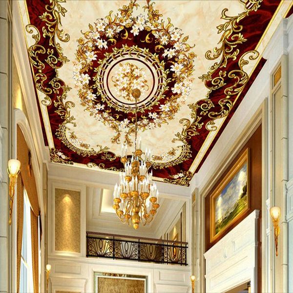 wallpapers custom wall cloth po wallpaper european style flower pattern 3d ceiling mural art living room bedroom decor
wallpapers custom wall cloth po wallpaper european style flower pattern 3d ceiling mural art living room bedroom decor