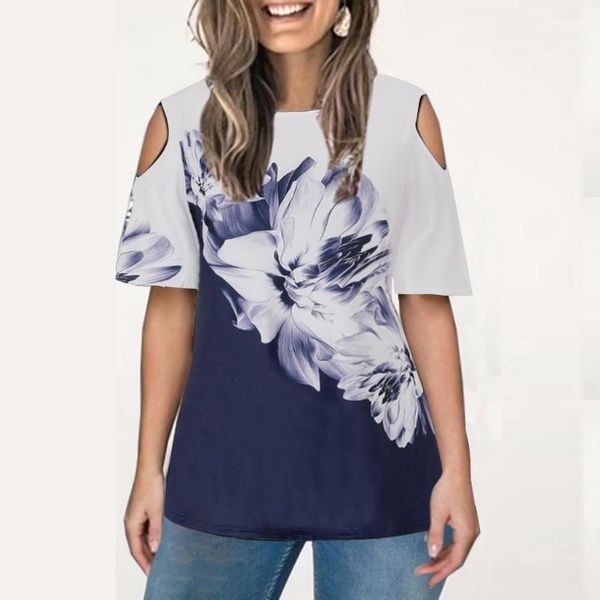 cold shoulder floral shirts women 5xl plus size summer tunic shorts fashion lady office blusas mujer de moda 2021 verano women's blouse, White
cold shoulder floral shirts women 5xl plus size summer tunic shorts fashion lady office blusas mujer de moda 2021 verano women's blouse, White