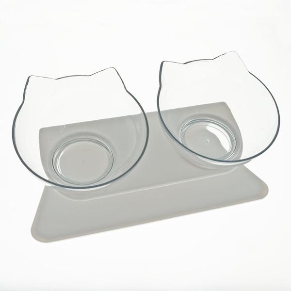 cat bowls & feeders double bowl for cats water transparent non-slip food dogs eating pet feeder with stand drop
cat bowls & feeders double bowl for cats water transparent non-slip food dogs eating pet feeder with stand drop