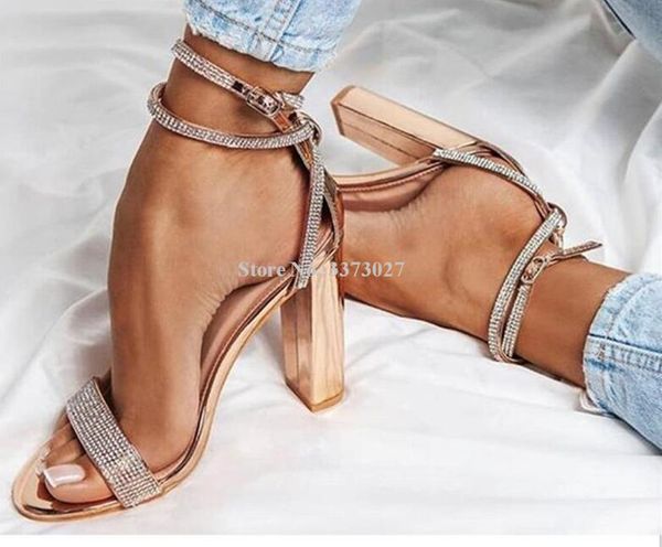 bling crystal rose gold chunky heel sandals women cross ankle strap gladiator lady design real pos banquet shoes, Black
bling crystal rose gold chunky heel sandals women cross ankle strap gladiator lady design real pos banquet shoes, Black