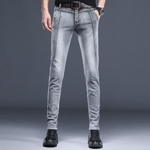 arrival four seasons jeans men fashion elasticity men's male slim fit cotton long trousers. size 27-36, Blue
arrival four seasons jeans men fashion elasticity men's male slim fit cotton long trousers. size 27-36, Blue