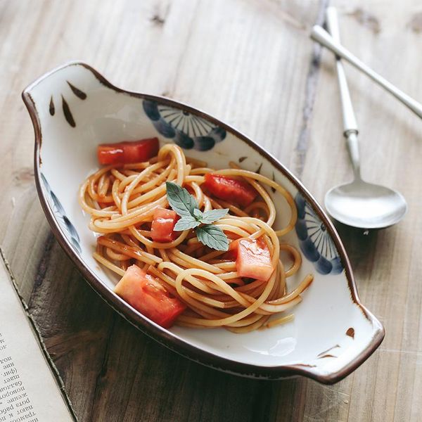 japanese irregular ceramic plate baking dishes rice bowl retro household tableware dinner fruit salad boat & plates
japanese irregular ceramic plate baking dishes rice bowl retro household tableware dinner fruit salad boat & plates