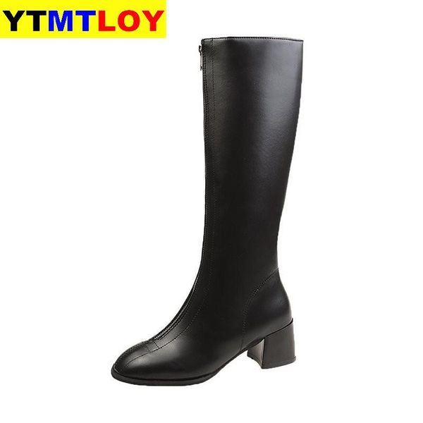 boots women riding knight knee high leather low heel front zip military combat motorcyle long winter shoes size 35-40, Black
boots women riding knight knee high leather low heel front zip military combat motorcyle long winter shoes size 35-40, Black