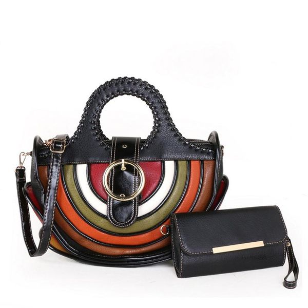 evening bags 2pcs/set vintage women handbags pu leather colorful bag money clutch designer shoulder large tote and purse for lady
evening bags 2pcs/set vintage women handbags pu leather colorful bag money clutch designer shoulder large tote and purse for lady