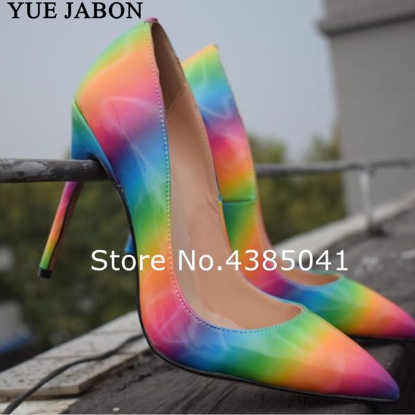 real pictures colorful rainbow printed pointed toe woman lady female 12cm 10cm 8cm high heel shoes wedding party women pumps dress, Black
real pictures colorful rainbow printed pointed toe woman lady female 12cm 10cm 8cm high heel shoes wedding party women pumps dress, Black