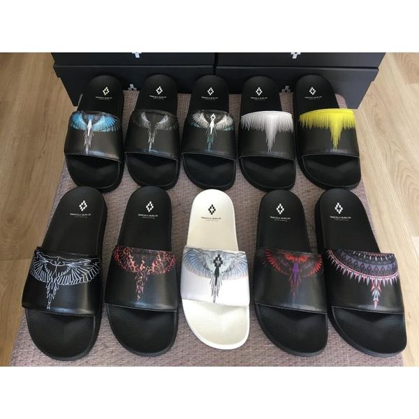 new summer mb marcelo burron yin yang wings beach couple square one character sandal, Black
new summer mb marcelo burron yin yang wings beach couple square one character sandal, Black