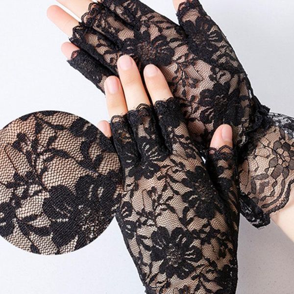 five fingers gloves summer ultra-thin sunscreen lace lady embroidered driving glove useful sun protection dressy fashion, Blue;gray
five fingers gloves summer ultra-thin sunscreen lace lady embroidered driving glove useful sun protection dressy fashion, Blue;gray