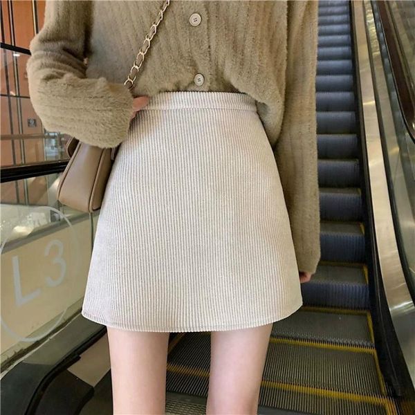women autumn winter corduroy skirt lady casual high waist a-line velvet female vintage slim solid short d20 skirts, Black
women autumn winter corduroy skirt lady casual high waist a-line velvet female vintage slim solid short d20 skirts, Black