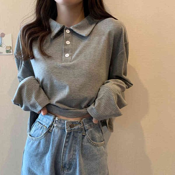 women's sweaters autumn short knitted sweater women fashion long sleeve solid pullover coat harajuku loose knitwear base shirt fem, White;black
women's sweaters autumn short knitted sweater women fashion long sleeve solid pullover coat harajuku loose knitwear base shirt fem, White;black