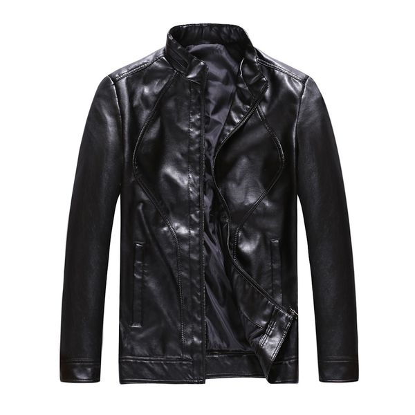 new autumn/winter jacket for man slim-fitting turndown collar motorcycle leather jacket men, Black;brown
new autumn/winter jacket for man slim-fitting turndown collar motorcycle leather jacket men, Black;brown