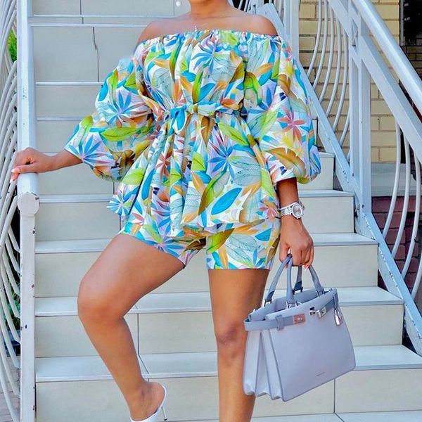 women's tracksuits 2021 products shoulder straps leaf print two-piece t-shirt shorts with belt spring summer leisure, Gray
women's tracksuits 2021 products shoulder straps leaf print two-piece t-shirt shorts with belt spring summer leisure, Gray
